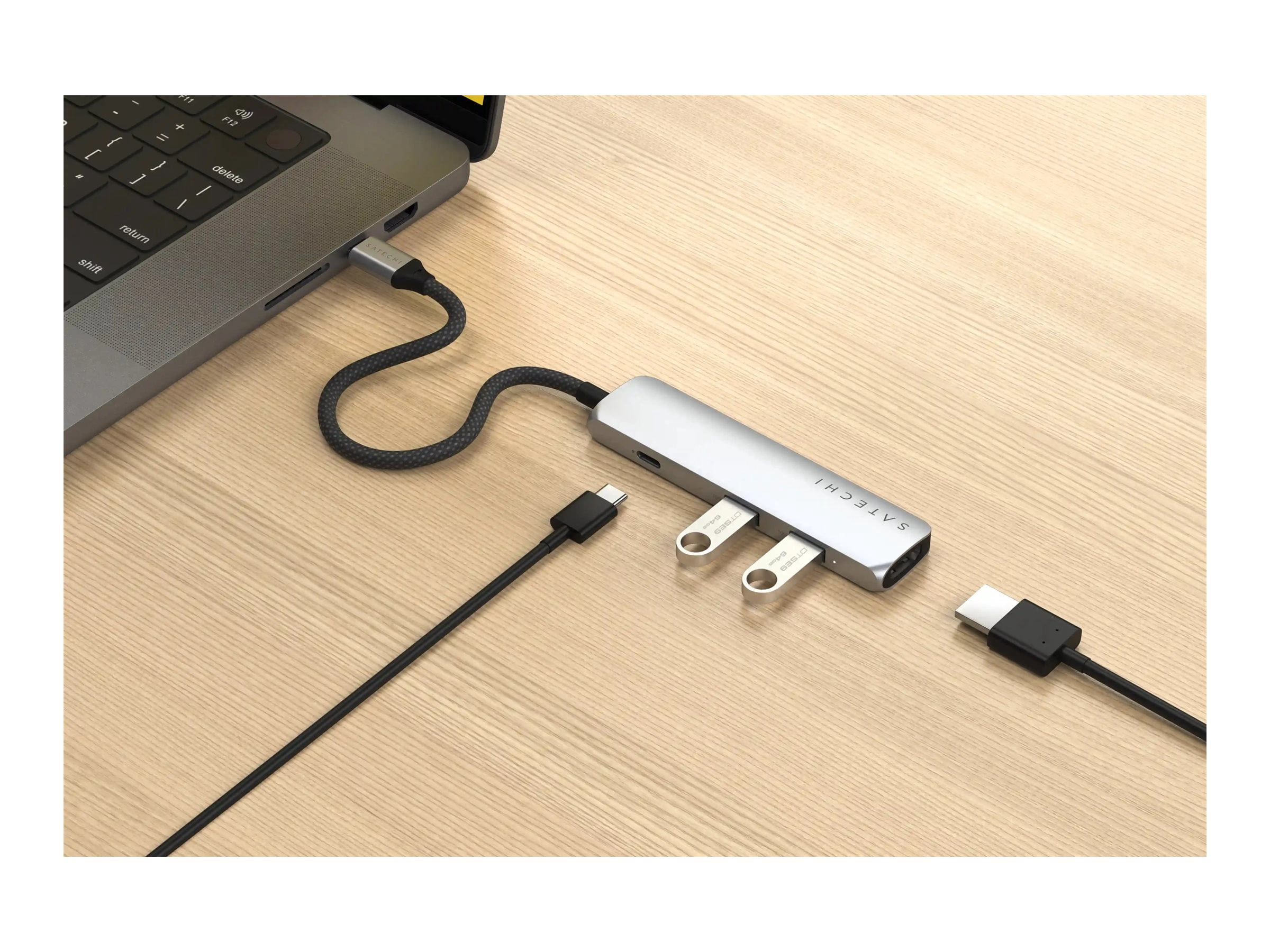 4-in-1 USB-C Slim Multiport Adapter 4K