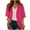A71 Hot Pink, variant on Women Open Front Cardigan 3/4 Sleeve Kimono Cover Ups Lightweight Ribbed Knit Coat Casual Summer Jacket Loose Blouse Tops Thin Outerwear Shawl