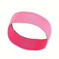 thumbnail image 3 of 2 bandas para el sudor de Color rosa para hombres y mujeres, diadema elástica antihumedad para deportes, correr, ciclismo, fitness y yoga, 3 of 5