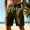 Army Green1, variant on Kojanyu Men's Linen Flax Drawstring Cargo Shorts Regular & Plus Size Lightweight Breathable Casual Summer Beach Shorts with Pockets Sizes S-3XL