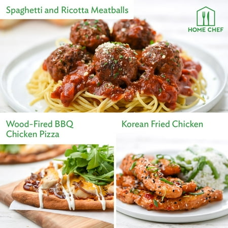 Home Chef Meal Kits, Comfort Dinner for 2. 3 Meals