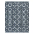 thumbnail image 3 of Unique Loom Outdoor Trellis Collection Area Rug - Parmaklik (7' 10" x 10' Rectangle Navy Blue/Ivory), 3 of 7
