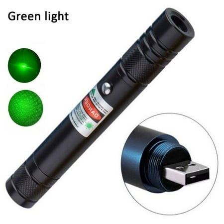 Occkic Green Laser Pointer, 2000-10000 Metres Long Range High Power Flashlight, Rechargeable Pointer for USB