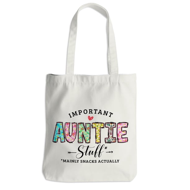 Bolsa de algodón Jealance Auntie reutilizable 35x41 cm