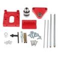thumbnail image 1 of Xingzhi Woodworking Punch Locator Drill Guide Adjustable Drilling Template Red, 1 of 9