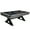 Black, variant on Tuekys 7FT Pool Table, 84" Billiard Table with 2 Cue Sticks, Billiard Balls, Cues, Cleaning Brush, X-Legs