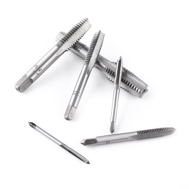 Straight Flutes 12pcs Thread Tap, Metric Screw Tap, For Cut New Threads Repair Damaged Threads