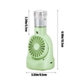 thumbnail image 3 of Rechargeable Handheld Misting Fan, Personal Cooling Spray Fan with 4 Speeds for Outdoor, Travel, Office, Desktop, 3 of 8
