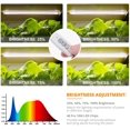 thumbnail image 3 of LED Grow Light Strips Indoor Plants Full Spectrum with Auto ON & Off Timer, 4 Level Dimmable Growing Light Bar 96 LEDs, 20W Sunlike Grow Lamp for Seedlings Hydroponics Garden, 3 of 8