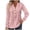 Pink, variant on Womens Long Sleeve t Shirts Blouses for Women Womens Large Loose Solid V Neck Casual Loose Single V Neck Top T Shirt