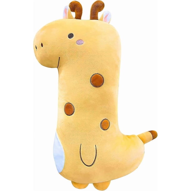 Cute Long Giraffe Plush Pillow Kawaii Giraffe Stuffed Animal for Girls and Boys Yellow 21.6
