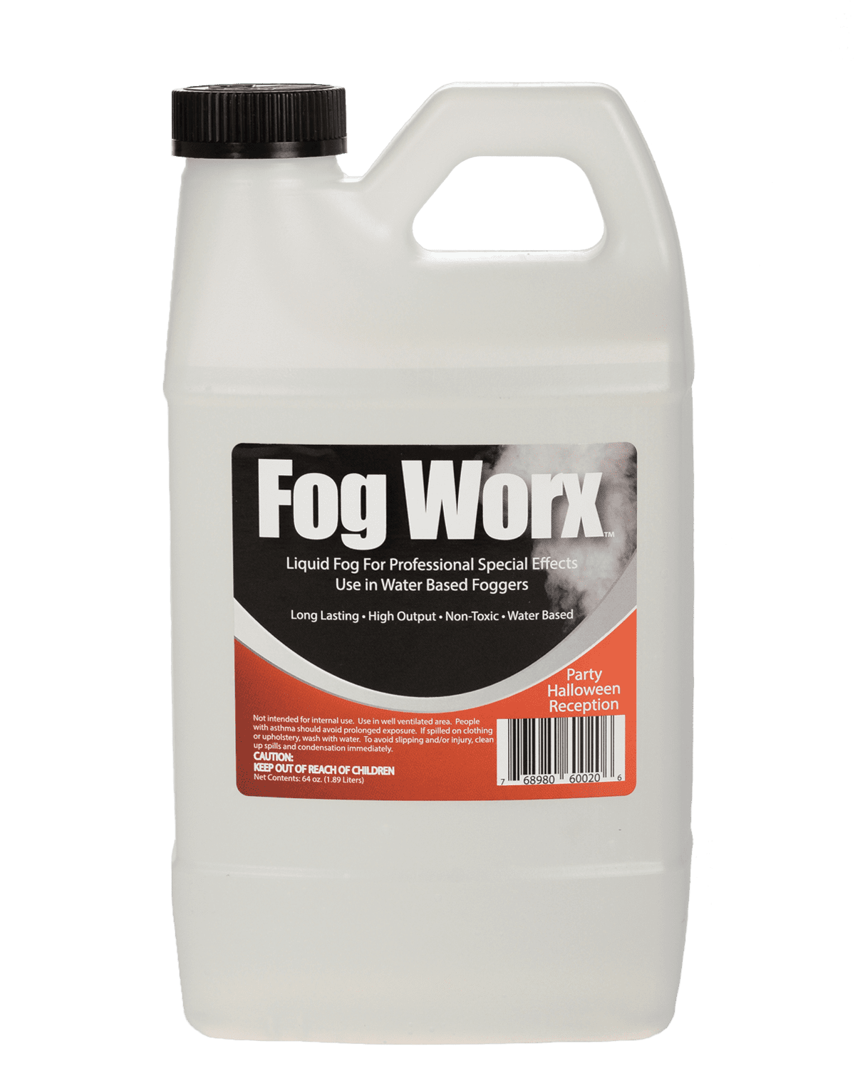 FogWorx Fog Juice 1 Half Gallon of Organic Fog Fluid (64 oz) Medium