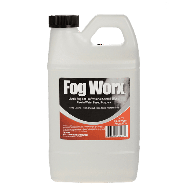 FogWorx Fog Juice 1 Half Gallon of Organic Fog Fluid (64 oz) Medium