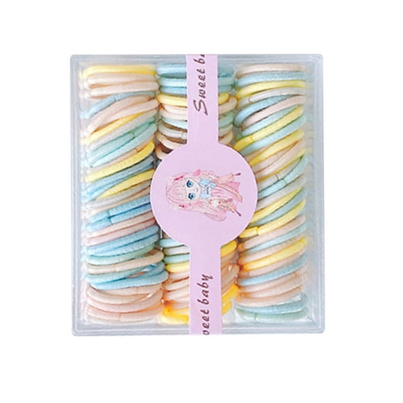 Gomas elásticas de colores para el pelo, para niñas, finas, pequeñas, para coleta, duraderas, no tiran del pelo, no dañan el cabello, para peinados diarios y trenzas DIY