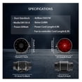 thumbnail image 4 of Smart Sensor Inline Fan 6 Inch DC Heat Recovery Ventilation Fan Exhaust Inline Duct Fan ,Fast Wind Speed, 4 of 6