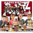 thumbnail image 5 of Braze Party Supplies Birthday Decorations Plates Banner Kids Cake Toppers Set Decor, 5 of 7