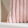 thumbnail image 3 of Double-sided wool-like plush decoration hug pillowcase, plush stripes soft pillowcase - pink, 3 of 5