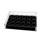 thumbnail image 4 of Soporte acrílico para copas de vino, estante para vasos, bandeja de degustación y servicio para eventos y el hogar. 24 hoyos, 4 of 6