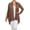 Mocha, variant on Plus Size Soft Basic Sweater Cardigan for Women