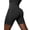 Black, variant on Women's Workout Gym Shorts, High Waisted Lifting Scrunch Seamless Booty Shorts Black L