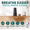 thumbnail image 3 of Pure Guardian H5665B 1.5 Gal. Warm and Cool Mist Ultrasonic Humidifier with Humidistat and UV-C, 3 of 6