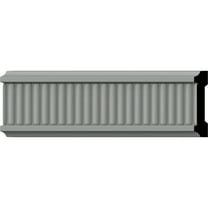 Ekena Millwork 3"H x 5/8"P x 94 1/2"L, (3/8" Repeat), Nevio Chair Rail (8-Pack)