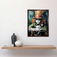 thumbnail image 2 of Alice in Wonderland Mad Hatter Tea Party Portrait Art Print Framed Poster Wall Decor 12x16 inch, 2 of 5