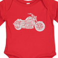 thumbnail image 4 of Inktastic Distressed Motorcycle Boys or Girls Long Sleeve Baby Bodysuit, 4 of 5