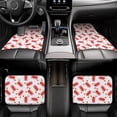 thumbnail image 7 of Yiaed Crayfish And Hearts Print Carpet Floor Mats for Cars, Auto Accessories Front & Rear Car Floor Mats Car Floor Foot Mat Sets of 4 Pieces, 7 of 7