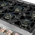 thumbnail image 3 of Forno Capriasca 60-Inch Freestanding Gas Range, 10 Burners, True Convection Oven, 3 of 9