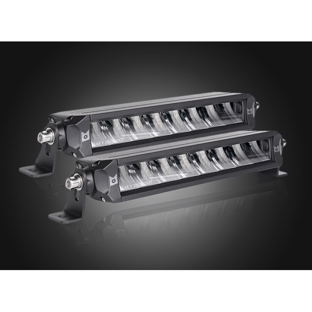 ARC Lighting Barre Lumineuse 61022 Xtreme Series; LED; 1,6 Pouces x 10,1 Pouces x 2,3 Pouces Rectangulaire; LP Modulaire LED; Faisceau de Route; 4600 Lumens par Lumière; Lentille Claire; Boîtier Noir
