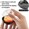 thumbnail image 2 of 250 Pack Clear Plastic Mini Cupcake Container, Individual Packaging Treat Boxes with Dome Lids for Mini Muffin Macaron, 2 of 7