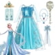 thumbnail image 2 of Disfraz de Frozen para niña, vestido de princesa Elsa, Reina de la nieve, para fiesta de carnaval, Halloween, cumpleaños, 2024, 2 of 4
