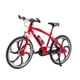 thumbnail image 2 of Bicicletas de dedo juguetes 1/8 escala escritorio artesanía colección estudio decoración aleación Mini modelo de bicicleta de montaña modelo de Metal 2021 Rojo Sunnimix Miniatura de bicicleta fundida a presión, 2 of 8