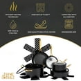 thumbnail image 4 of Thyme & Table 12-Piece Ceramic Non-Stick Cookware Set in Black and Gold, Signature Collection, 4 of 21