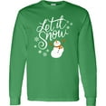 thumbnail image 3 of Inktastic Let It Snow Long Sleeve T-Shirt, 3 of 5