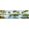 thumbnail image 2 of Marcon, Michael 14x7 White Modern Wood Framed Museum Art Print Titled - Cool Tropics II, 2 of 4