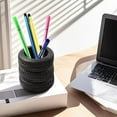 thumbnail image 4 of Kraoden Multifunctional Tire Pen Container, Unique Desk Organizer for Car Enthusiasts, Decorative Storage Tube for Pens and Stationery, Great Gift for Mechanics and Office Colleagues, 4 of 6