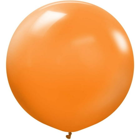 24 inch Kalisan Standard Orange Latex Balloons (2 Pack) - Party Supplies Decorations