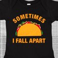 thumbnail image 4 of Inktastic Tacos Fall Apart Boys or Girls Baby Bodysuit, 4 of 5