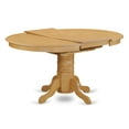thumbnail image 5 of East West Furniture Avon 5-piece Wood Dining Table and Chair Set in Oak, 5 of 8