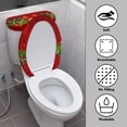 thumbnail image 3 of HELLHERO Christmas Bells Universal Bathroom Seat Covers with Adjustable, 3 of 5