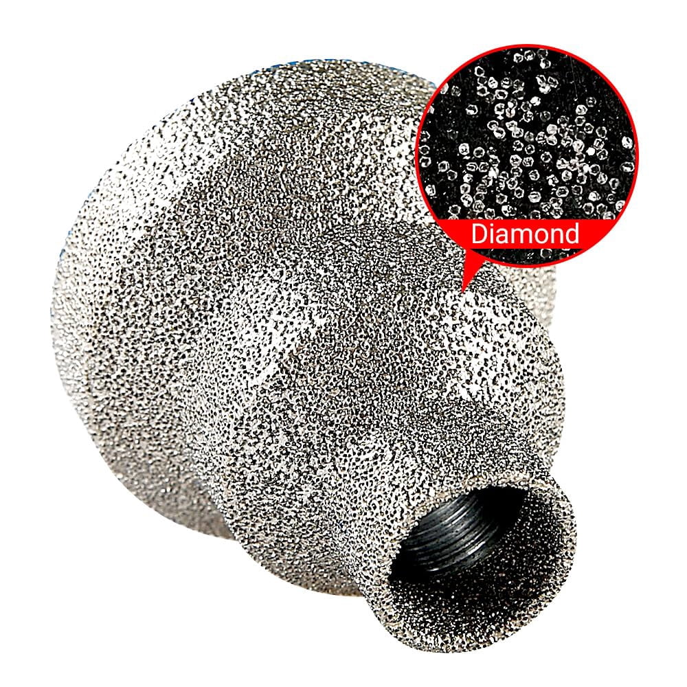 CATPAN 20/35/55mm Tapered Diamond Hole Saw Set - Step Drill Bit for Stone/Marble/Rock Plate, Multi-Size Pagoda Opening Tool for Universal Round Holes