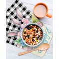 thumbnail image 3 of Easter Kitchen Dish Towels for Drying Dishes Set of 3, Spring Watercolor Bunny Eggs Flowers Black Plaid Waffle Weave Microfiber Hand Tea Bathroom Towels Quick Dry & Absorbent Towel 12x12, 3 of 7