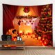 thumbnail image 3 of Tapiz de Navidad Árbol de Navidad Tela de Papá Noel Tela de pared Calcetines de Navidad Regalo de Navidad Tapiz colgante de pared Sailing  Electrónica, 3 of 5