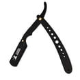 thumbnail image 4 of Classic Samurai Stainless Steel Men Shaving Set with CS-102 Matte Black Wholes Professional Barber Straight Edge Razor with 100 Lord Platinum Edge Razor Blades, Shaving Brush, 4 of 6