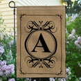 thumbnail image 5 of ANLEY Classic Monogram Letter A Garden Flag, Double Sided Family Last Name Initial Yard Flags 18 x 12.5 Inch, 5 of 6