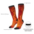 thumbnail image 4 of Logiee Autumn Leaf Print Gift Stocking Stuffers,Adult Stockings,Novelty Socks,Funny Socks Birthday Running Walking Sleeping, 4 of 6
