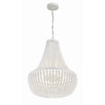 thumbnail image 3 of 608-MT Crystorama Lighting Rylee - Six Light Chandelier in Classic Style - 18.75 Inches Wide by 23.5 Inches High-Matte White Finish    -Traditional, 3 of 10
