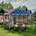 thumbnail image 2 of Gymax 10' x 10' Outdoor Pop-up Canopy Tent w/ Mesh Sidewalls Carrying Bag, 2 of 7